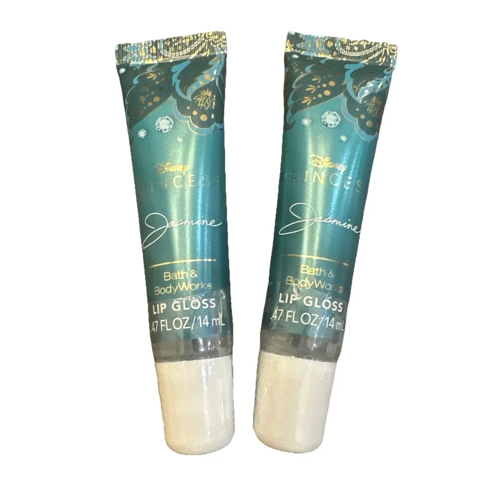 NEW DISNEY PRINCESS Jasmine 2PK LIP GLOSS Bath & Body Works Hard To Find